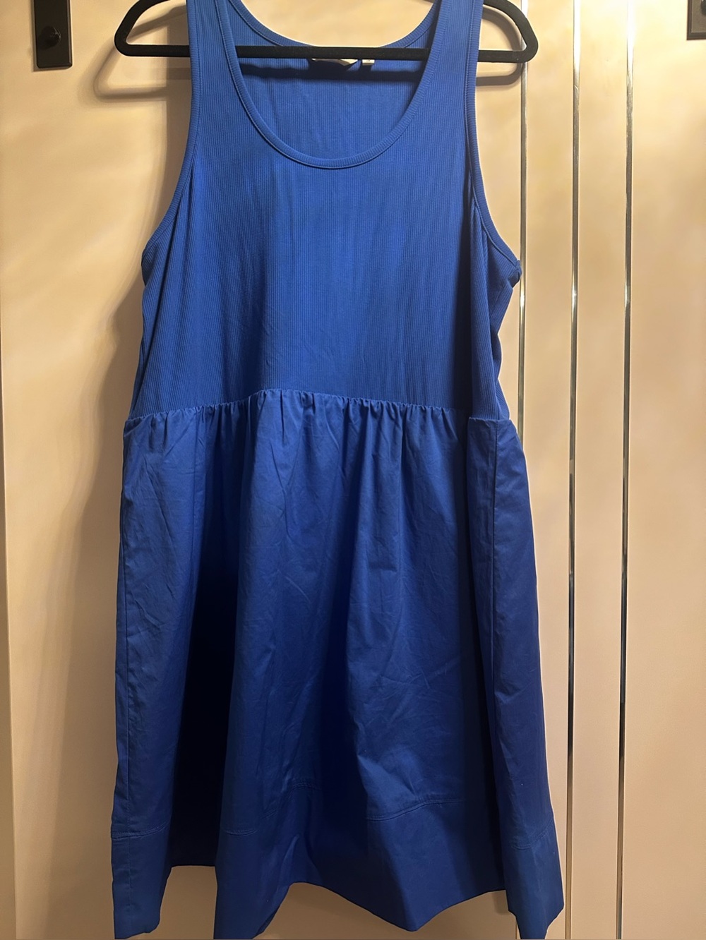 Reitmans 2X Royal Blue Sleeveless Scoop Neck Babydoll Summer Sun Dress - Picture 10 of 10